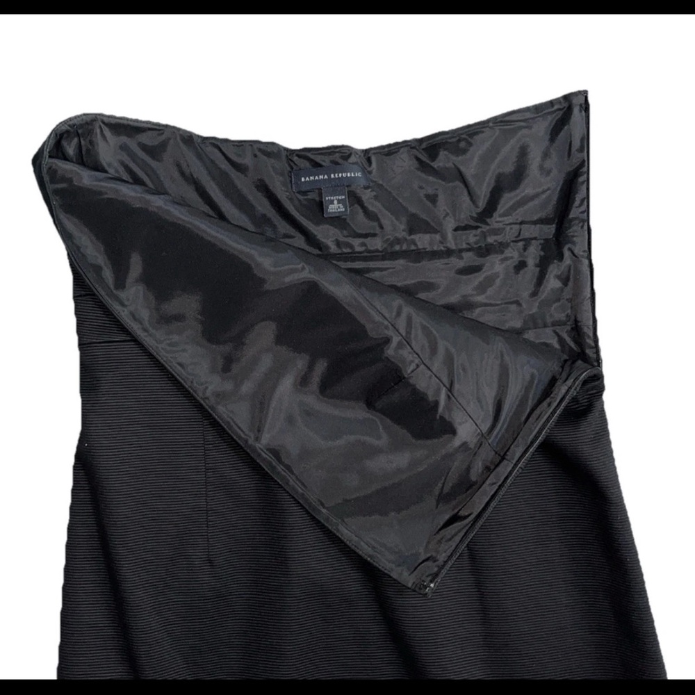 Banana Republic Womens‎ Strapless Bodice Black Cocktail Sheath Sexy Dress 6 New - Picture 6 of 14